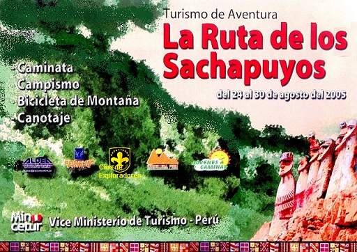 Afiche promocional de la Ruta de Los Sachapuyus