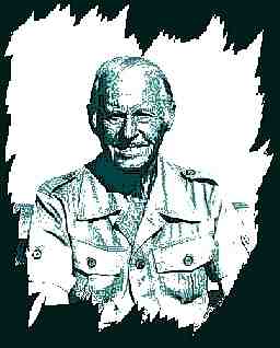 Con su tradicional traje de Explorador